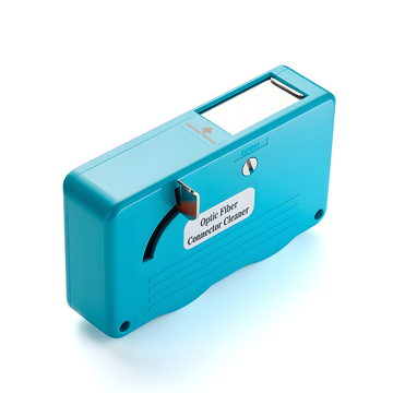 Fiber Optic Cleaning Box For SC/FC/ST/MU/LC/MPO/MT/MTRJ Connector, Replaceable Cores (500+ Times)