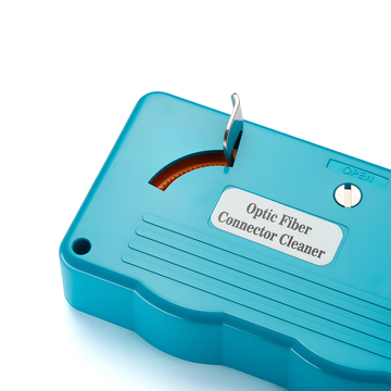 Fiber Optic Cleaning Box For SC/FC/ST/MU/LC/MPO/MT/MTRJ Connector, Replaceable Cores (500+ Times)