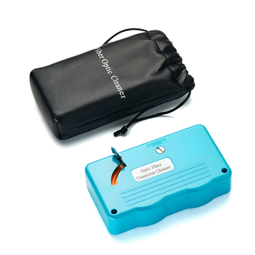 Fiber Optic Cleaning Box For SC/FC/ST/MU/LC/MPO/MT/MTRJ Connector, Replaceable Cores (500+ Times)