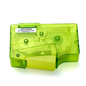 Fiber Optic Cleaning Box For SC/FC/ST/MU/LC/MPO/MT/MTRJ Connector, Replaceable Cores (500+ Times)