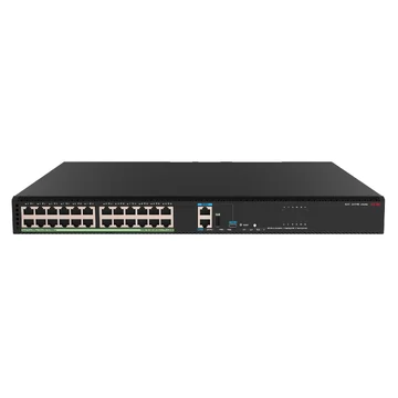 H3C S5590-24UXMC-EI 24-Port L3 PoE++ Ethernet Switch with 24 x 100M/1G/2.5G/5G/10GBASE-T PoE++ Ports and 1 x Slot, Without Power Supplies