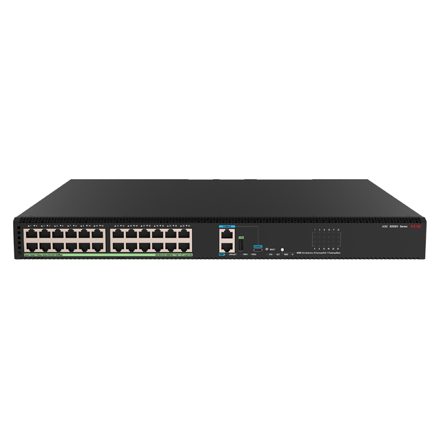 H3C S5590-24UXMC-EI 24-Port L3 Ethernet Switch QSFP28 Card | FiberMall