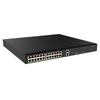 H3C S5590-24UXMC-EI 24-Port L3 PoE++ Ethernet Switch with 24 x 100M/1G/2.5G/5G/10GBASE-T PoE++ Ports and 1 x Slot, Without Power Supplies