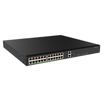 H3C S5590-24UXMC-EI 24-Port L3 PoE++ Ethernet Switch with 24 x 100M/1G/2.5G/5G/10GBASE-T PoE++ Ports and 1 x Slot, Without Power Supplies