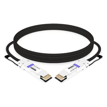 QSFP-DD-400G-AC5M 5m (16ft) 400G QSFP-DD to QSFP-DD PAM4 Active Direct Attach Copper Twinax Cable