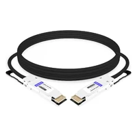 QSFPDD-400G-PC3M 3m (10ft) 400G QSFP-DD to QSFP-DD PAM4 Passive Direct Attach Copper Twinax Cable