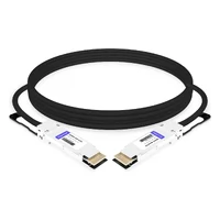 QSFPDD-400G-PC1M 1m (3ft) 400G QSFP-DD to QSFP-DD PAM4 Passive Direct Attach Copper Twinax Cable