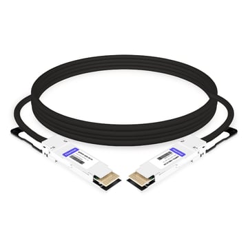 Juniper Networks QDD-400G-DAC-1M Compatible 1m (3ft) 400G QSFP-DD to QSFP-DD PAM4 Passive Direct Attach Copper Twinax Cable