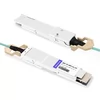 NVIDIA(Mellanox) C-DQ8FNM005-H0-M Compatible 5m (16ft) 400G QSFP-DD to QSFP-DD Active Optical Cable
