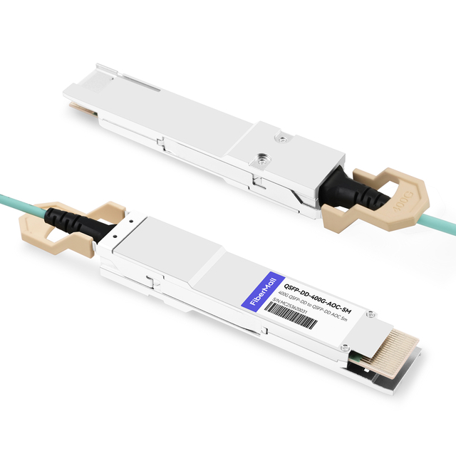 Ruijie Networks 400G-QDD-AOC5M 400G QSFP-DD AOC | FiberMall