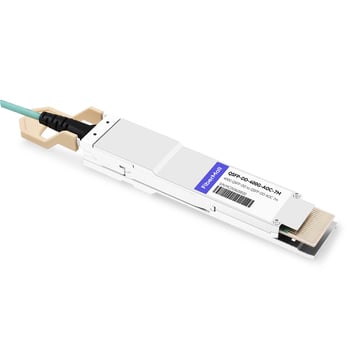 EdgeCore ET7502-AOC-7M Compatible 7m (23ft) 400G QSFP-DD to QSFP-DD Active Optical Cable