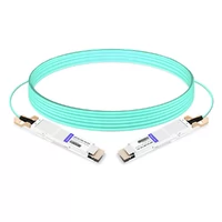 Juniper Networks QDD-400G-AOC-20M Compatible 20m (66ft) 400G QSFP-DD to QSFP-DD Active Optical Cable