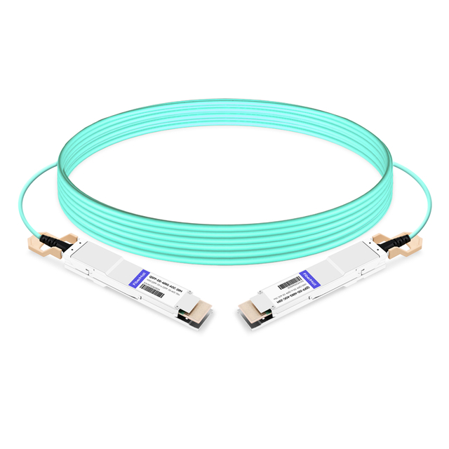 Juniper QDD-400G-AOC-20M Compatible 400G QSFP-DD AOC | FiberMall