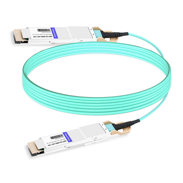 Juniper QSFP-DD-800G-AOC-15M Compatible 15m (49ft) 800G QSFP-DD to QSFP-DD Active Optical Cable