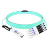 Cisco QSFP-4X10G-AOC25M Compatible 25m (82ft) 40G QSFP+ to Four 10G SFP+ Active Optical Breakout Cable