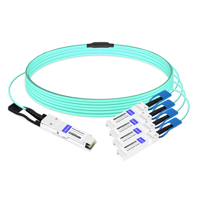 NVIDIA MFA7A50-C001 100G QSFP28 to 4x25G SFP28 AOC | FiberMall