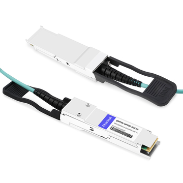NVIDIA(Mellanox) MFA7A50-C001 Compatible 1m (3ft) 100G QSFP28 to Four 25G SFP28 Active Optical Breakout Cable