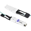 EdgeCore ET7402-25AOC-30M Compatible 30m (98ft) 100G QSFP28 to Four 25G SFP28 Active Optical Breakout Cable