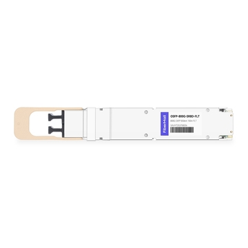 OSFP-800G-SR8D-FLT Compatible 800G 2 x SR4/SR8 OSFP RHS/Flat Top PAM4 850nm 100m DOM Dual MPO-12 MMF Optical Transceiver Module