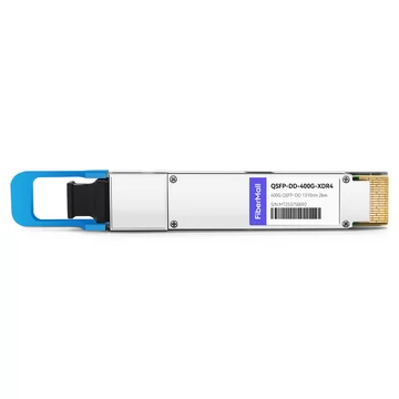 Juniper QDD-4X100G-FR Compatible 400G QSFP-DD XDR4 PAM4 1310nm 2km MTP/MPO-12 SMF FEC Optical Transceiver Module