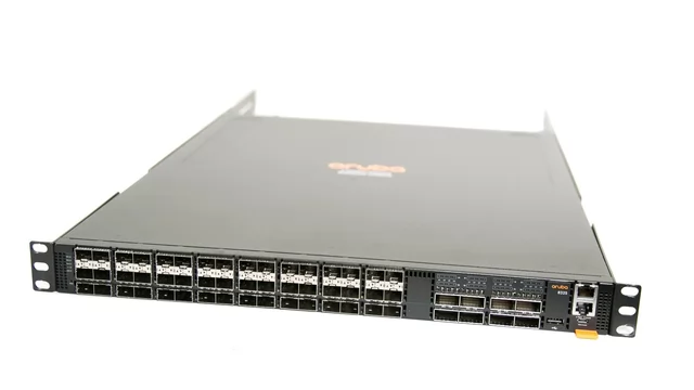 HPE Aruba 8325‑48Y8C 48‑port 25G SFP/SFP+/SFP28 and 8‑port 100G QSFP+/QSFP28 Switch