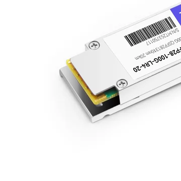 Brocade 100G-QSFP28-LR4-LP-20KM Compatible 100G QSFP28 LR4 1310nm LWDM4 20km LC SMF DDM Transceiver Module