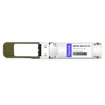 QSFP28-100G-LR1-C31 100G CWDM QSFP28 Single Lambda LR 1311nm 10km LC SMF with FEC DDM Optical Transceiver