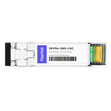 SFP56-50G-LRC 50G SFP56 LR 1311nm PAM4 Duplex LC SMF 10km DDM Optical Transceiver Module