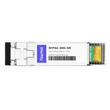 SFP56-50G-SR 50G SFP56 SR 850nm PAM4 Duplex LC MMF 100m Dual CDR DDM Optical Transceiver Module