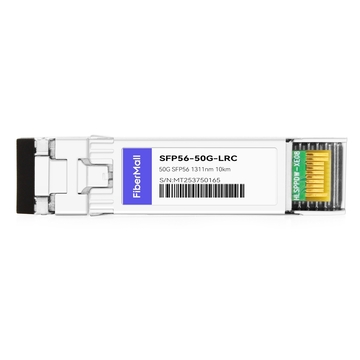 Cisco SFP-50G-LR-S Compatible 50G SFP56 LR 1311nm PAM4 Duplex LC SMF 10km DDM Optical Transceiver Module