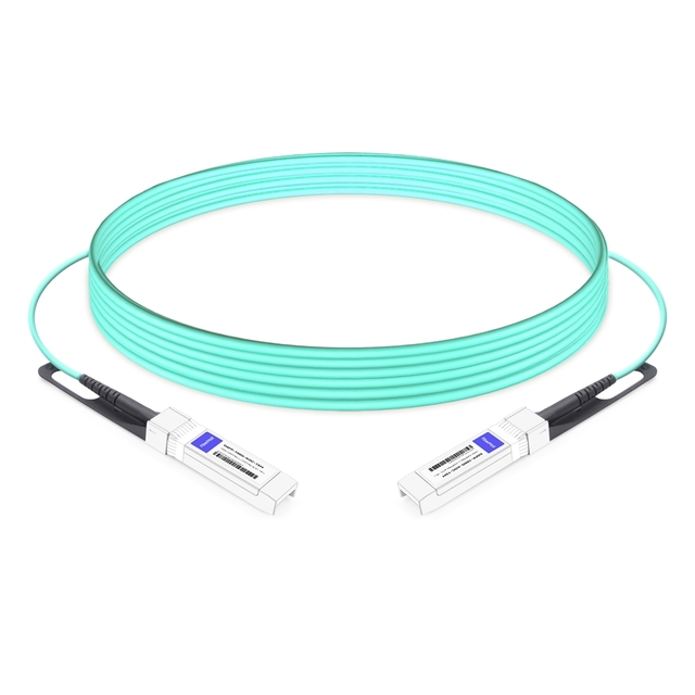 100G DSFP56 to DSFP56 Active Optical Cable 15m | FiberMall