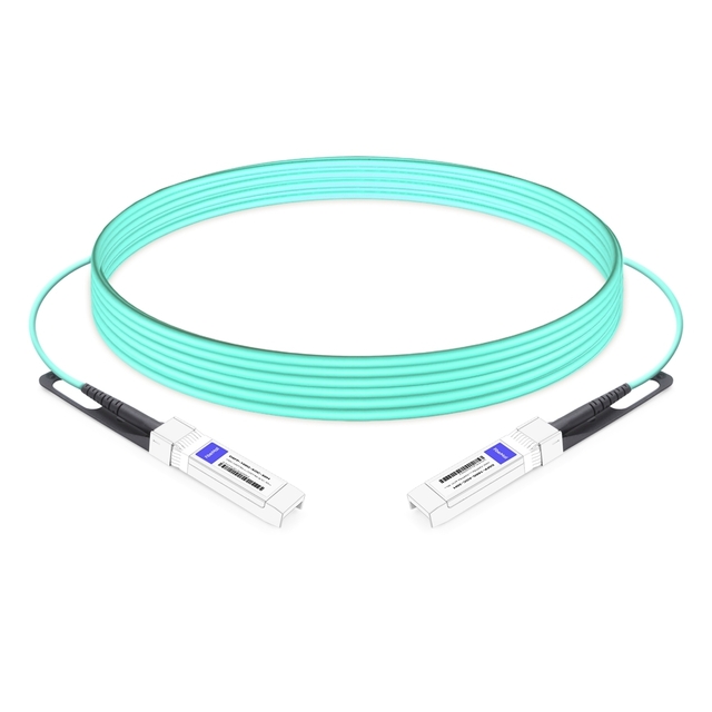 100G DSFP56 to DSFP56 Active Optical Cable 30m | FiberMall
