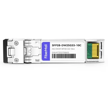 Dell DWDM-SFP25G-50.92 Compatible 25G DWDM SFP28 C33 100GHz 1550.92nm 10km LC SMF DDM Transceiver Module