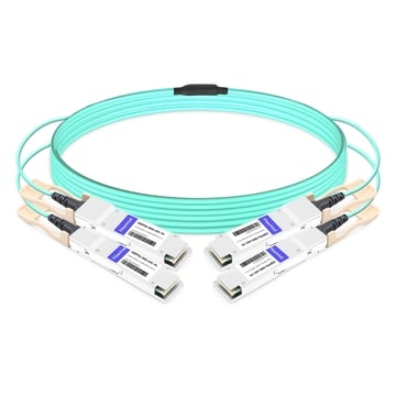 2QSFP56-200G-AOC-7M 7m (23ft) 2x200G QSFP56 to 2x200G QSFP56 PAM4 Breakout Active Optical Cable