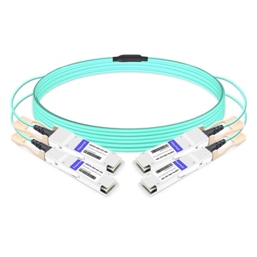 2QSFP56-200G-AOC-30M 30m (98ft) 2x200G QSFP56 to 2x200G QSFP56 PAM4 Breakout Active Optical Cable