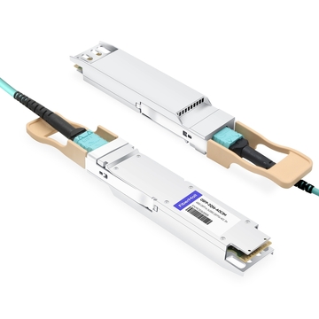 NVIDIA MFA7U10-H003 Compatible 3m (10ft) 400G OSFP to 2x200G QSFP56 twin port HDR Breakout Active Optical Cable