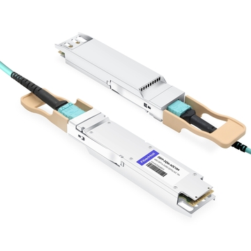 NVIDIA MFA7U10-H010 Compatible 10m (33ft) 400G OSFP to 2x200G QSFP56 twin port HDR Breakout Active Optical Cable