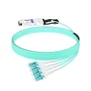 QSFP-8LC-AOC3M 3m (10ft) 40G QSFP+ to 8 LC Connector Active Optical Breakout Cable