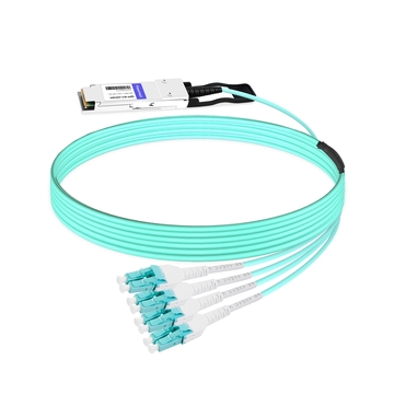 QSFP-8LC-AOC20M 20m (66ft) 40G QSFP+ to 8 LC Connector Active Optical Breakout Cable