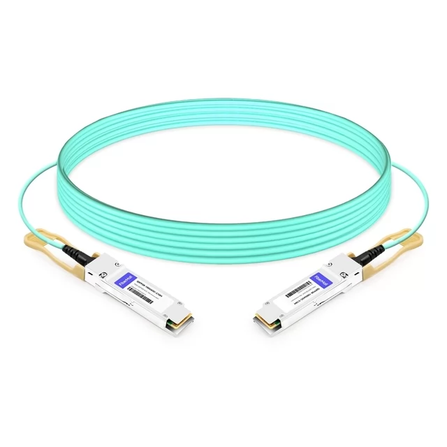 Immersion Liquid Cooling 100G QSFP28 10m AOC Cable | FiberMall