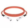 OSFP-FLT-800G-AC3M 3m (10ft) 800G Twin-port 2x400G OSFP to 2x400G OSFP InfiniBand NDR Active Copper Cable, Flat top on one end and Flat top on the other