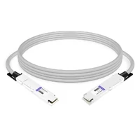 NVIDIA MCP4Y10-N001-FTF Compatible 1m (3ft) 800G Twin-port 2x400G OSFP to 2x400G OSFP InfiniBand NDR Passive DAC,Flat top on one end and Finned top on other