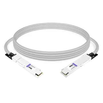 NVIDIA MCP4Y10-N001-FTF Compatible 1m (3ft) 800G Twin-port 2x400G OSFP to 2x400G OSFP InfiniBand NDR Passive DAC,Flat top on one end and Finned top on other
