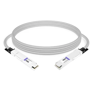 NVIDIA MCP4Y10-N00A-FTF Compatible 0.5m (1.6ft) 800G Twin-port 2x400G OSFP to 2x400G OSFP InfiniBand NDR Passive DAC, Flat top on one end and Finned top on other