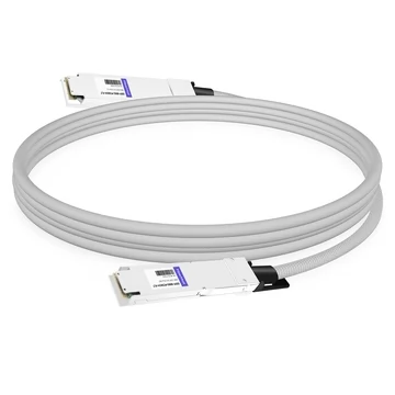 NVIDIA MCP4Y10-N00A-FTF Compatible 0.5m (1.6ft) 800G Twin-port 2x400G OSFP to 2x400G OSFP InfiniBand NDR Passive DAC, Flat top on one end and Finned top on other