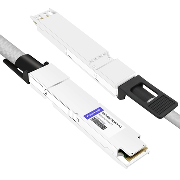 OSFP-800G-PC50CM-FLT 0.5m (1.6ft) 800G Twin-port 2x400G OSFP to 2x400G OSFP InfiniBand NDR Passive DAC, Flat top on one end and Finned top on other