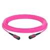 5m (16ft) 16 Fibers Female to Female MPO Trunk Cable Polarity B LSZH OM4 50/125 Multimode Fiber UPC