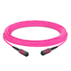 10m (33ft) 16 Fibers Female to Female MPO Trunk Cable Polarity B LSZH OM4 50/125 Multimode Fiber UPC