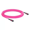 10m (33ft) 16 Fibers Female to Female MPO Trunk Cable Polarity B LSZH OM4 50/125 Multimode Fiber UPC