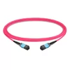 2m (7ft) 16 Fibers Female to Female MPO Trunk Cable Polarity B LSZH OM4 50/125 Multimode Fiber UPC